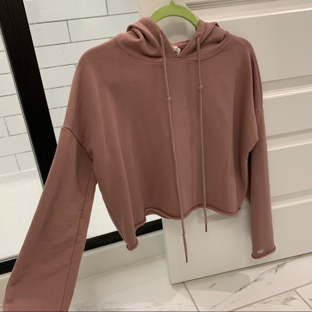 Alo Yoga Cropped Hoodie